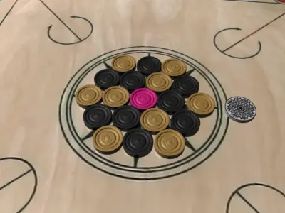 Carrom board 3D model