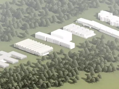 Collection of Public Buildings Interior  Exterior Designs 3D model