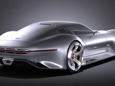 Mercedes Vision Gran Turismo Concept 3D model