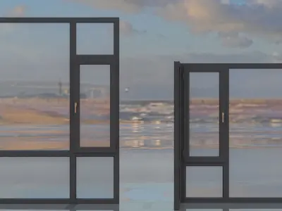 Modern Window Museum 3D model