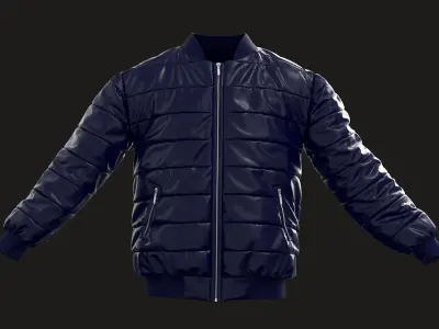 Mens Puffer Jacket 2 3D model