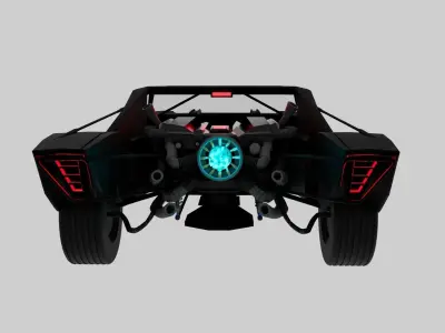 The Batman 2022 batmobile  3D model