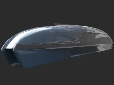 Aerotrain 3D model 3D model