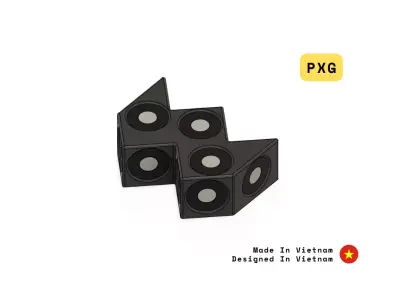 3D Scan W-Shaped Marker Free 3D print model