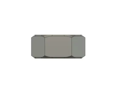 Bolt - 3D Model square 3D print model