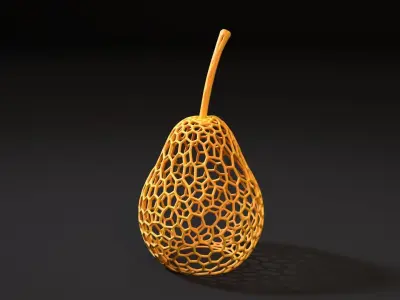 Pear lamp 3D print model