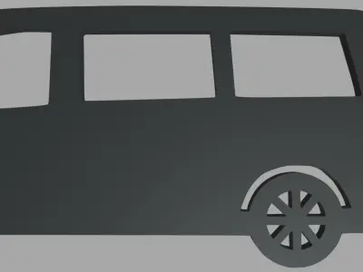 Mercedes Benz W638 Vito Key Ring 3D print model