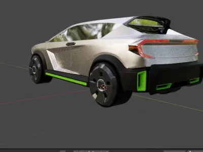  Futuristic Vision Concept SUV 3D model