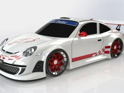 Porshe 911 GT3 3D model