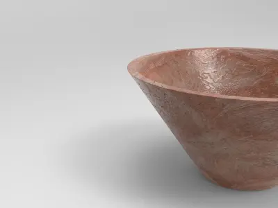 Ke Vase Low-poly 3D model