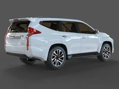 Mitsubishi Pajero Sport 3d model 2021-2022 3D model