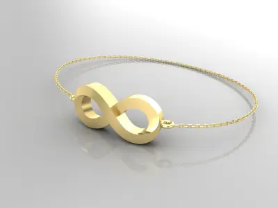 Bracelet B3 The luxury female bracelet 3D print model
