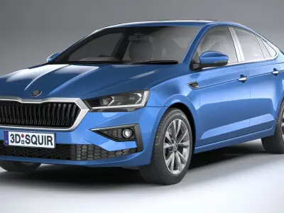 Skoda Slavia 2021 3D model