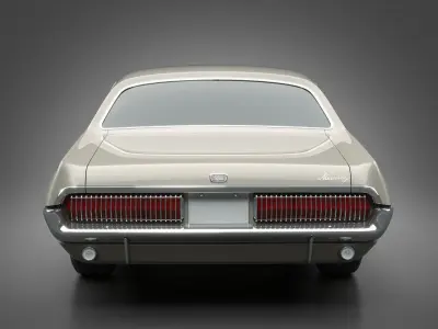 1968 Mercury Cougar 3D model