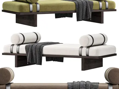 Grace Bench By Willowandalbert 3D model