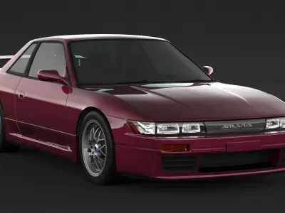Nissan Silvia S13 3D model