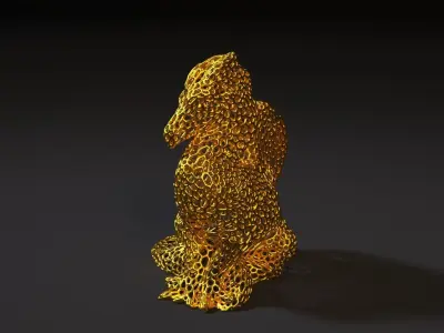 Dragon Statue  3D print model