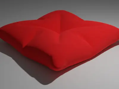 pillow Low-poly 3D model