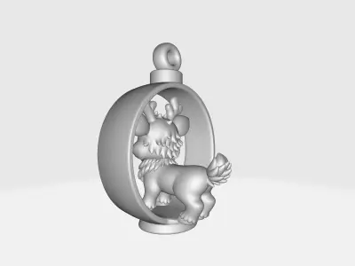 Reindeer Ornament Christmas Decoration Holiday Reindeer Figurine 3D print model