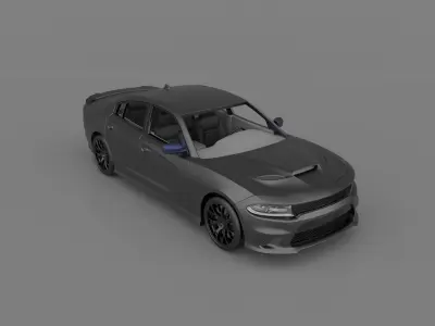 Dodge Charger SRT Hellcat Ready to Print STL Files 3D print model
