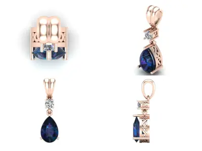 Pendant 57 3D print model