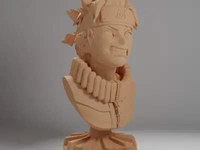 Naruto bust 3D Print 3D print model