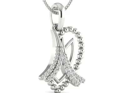 Women pendant  3D print model get