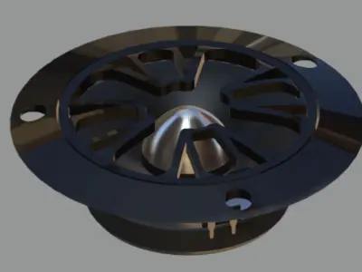 Audiopipe ATR Series Bullet Tweeter Free low-poly 3D model