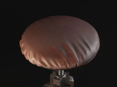 BAR STOOL - LOFT Low-poly 3D model