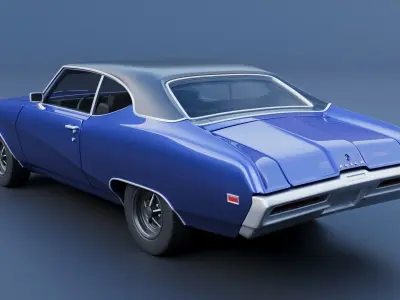 Buick Skylark 1969 3D print model