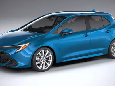 Toyota Corolla Hatchback 2023 3D model