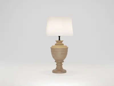 Wooden Lampshade 3D model