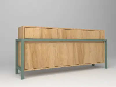  MODERN MINIMAL CONSOLE  3D model