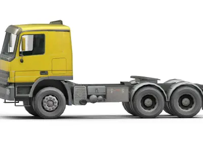 Heavy truck Low-poly 3D model by megagers