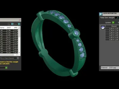 ring code 184 3D print model