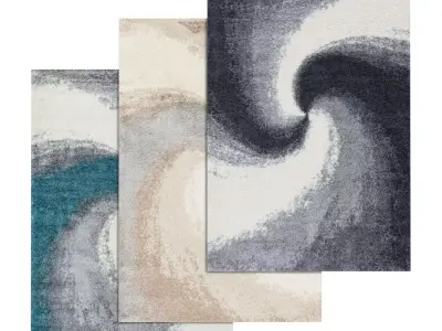 Rug Set 1970 3D model