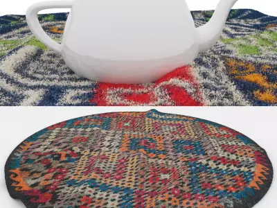 Rugs No 1058 Low-poly 3D model