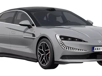 BYD YangWang U7 EV 2025 3D model