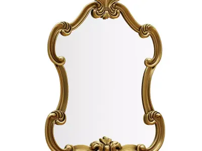 Mirror Furnish Monsieur Low-poly 3D model