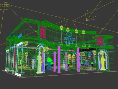 Exhibition - Area - 12X15-3DMAX2009-05 3D model