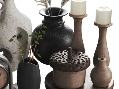 Decorative set 15 3D model purchase