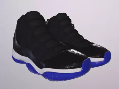 NIKE AIR JORDAN 11 SHOES PBR Low-poly 3D model