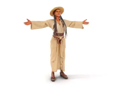 Casual Summer Outfit model pack Low-poly 3D model
