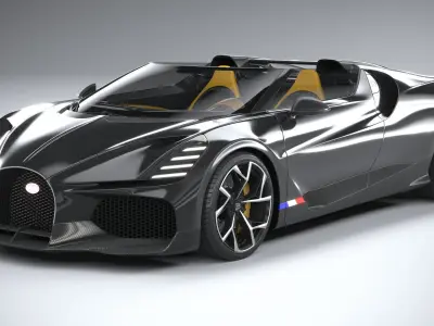 Bugatti W16 Mistral 2024 3D model