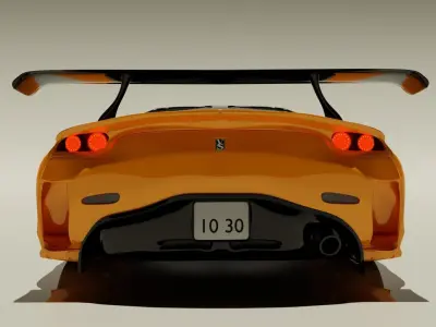 Hans Mazda Rx7 Veilside 3D model