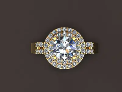 Diamond Ring 3D print model