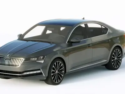 Skoda Superb 2020 3D model