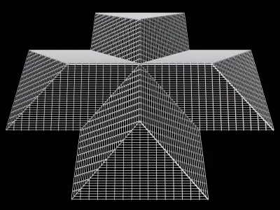 Roof structure 25O14 3D model