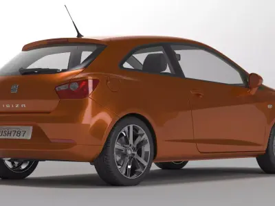 Seat Ibiza 3D model by glennaguiar