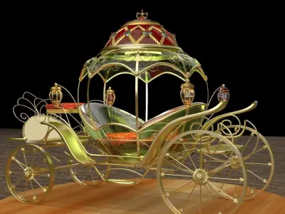 Chinese carriage  3D model